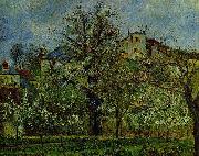 Camille Pissarro Obstgarten mit bluhenden Baumen Spain oil painting artist